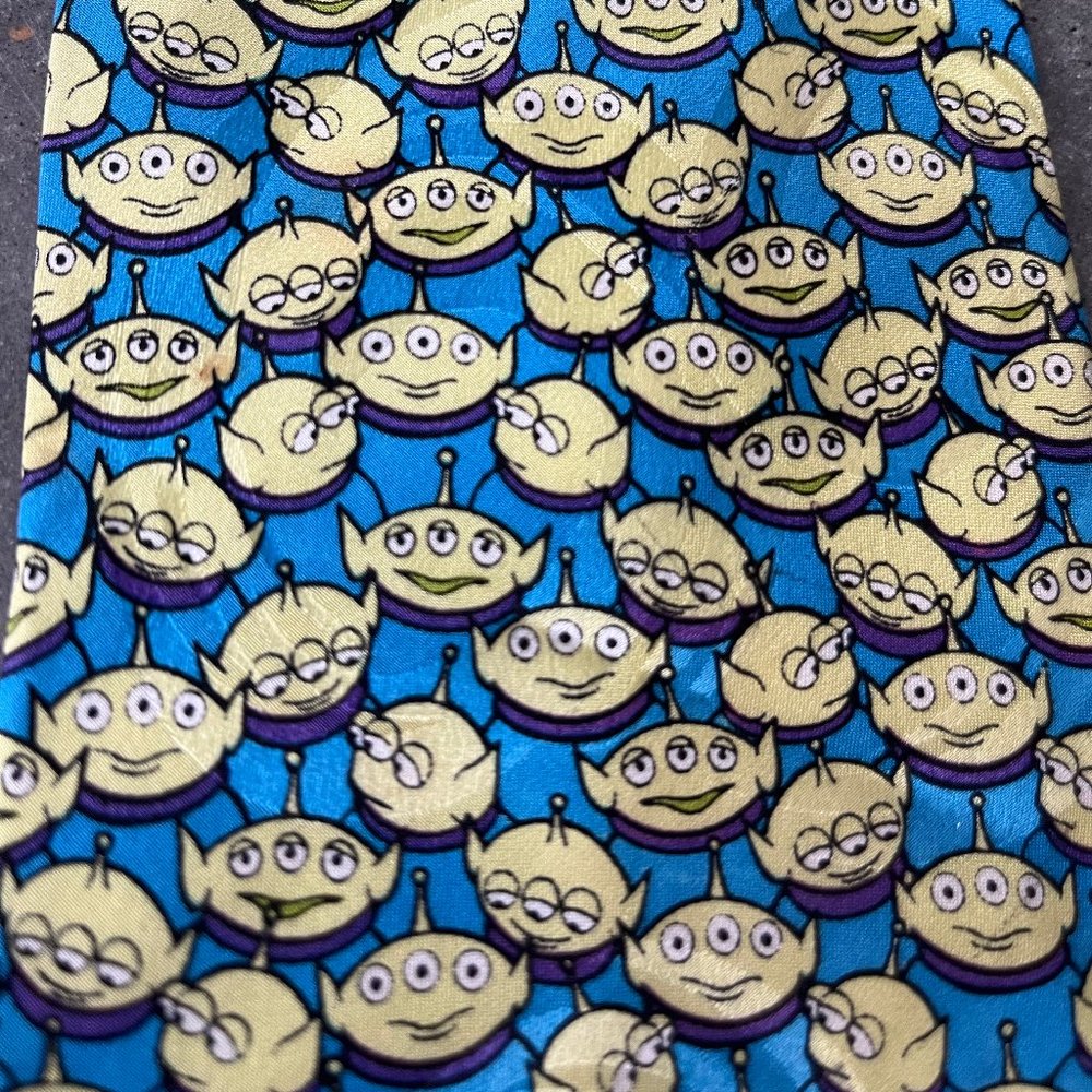 1990s Toy Story Men's Silk Neck Tie